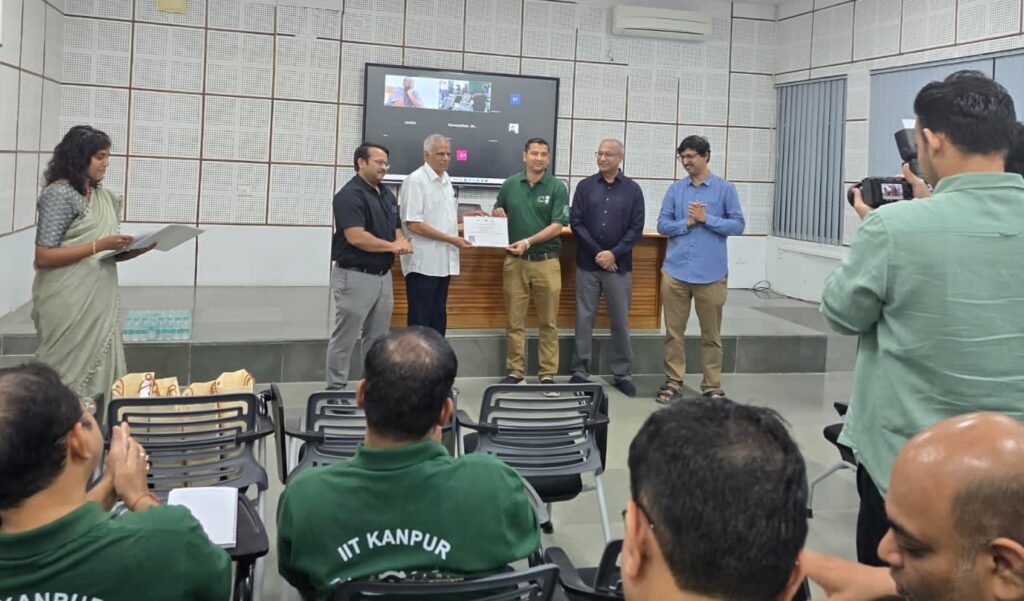 1st Rank — CTO Certification, IIT Kanpur 2025-26